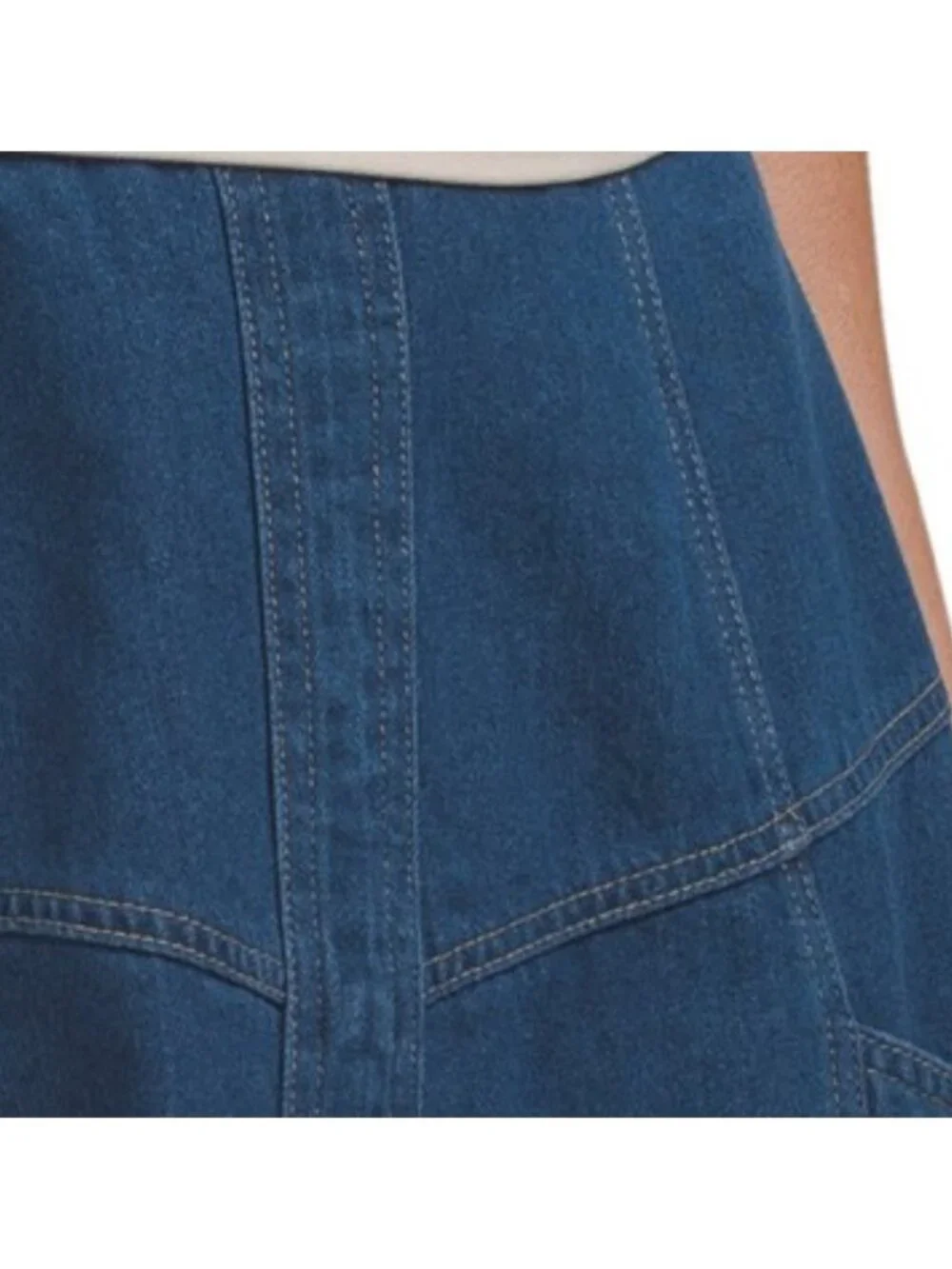 SOLITAIRE Denim Maxi Skirt